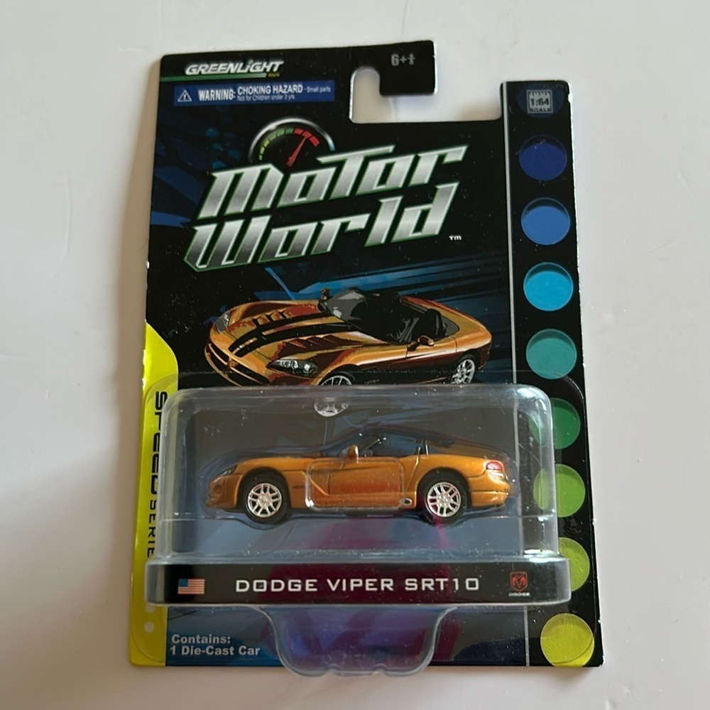 Dodge Viper SRT10 Greenlight Motor World Speed Series Diecast 1:64 / SEALED